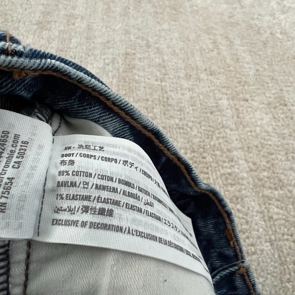 Abercrombie & Fitch High Rise Ripped Skinny Jeans 26 / 2 Blue - Picture 9 of 9